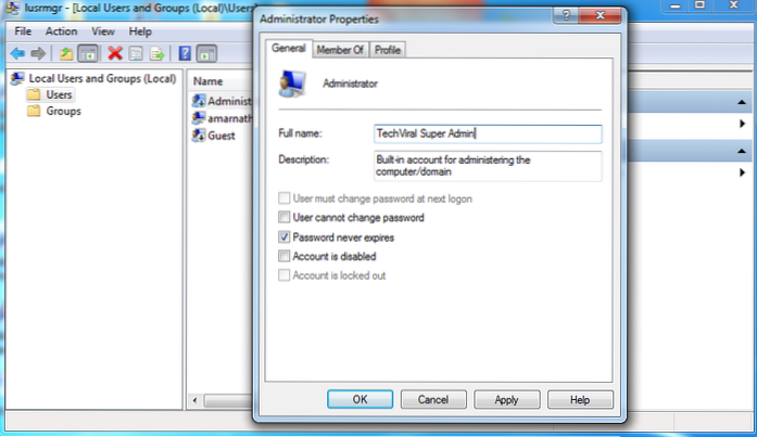 How to Activate Super Administrator Account in Windows