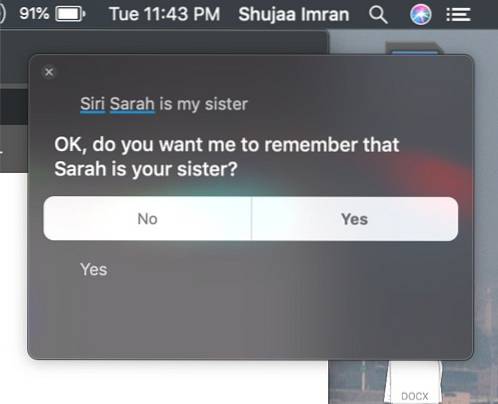 So fügen Sie einem Kontakt auf Ihrem Mac eine Beziehung hinzu