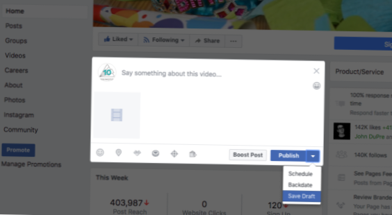 comment ajouter des légendes aux photos facebook avant de publier