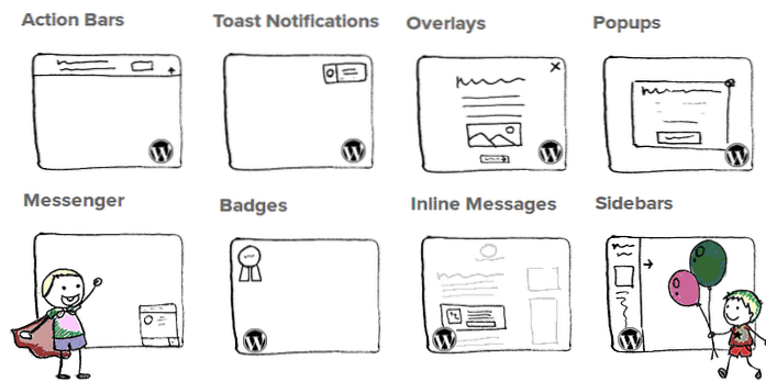 Hinzufügen von Popups, Optionen und anderen Aufrufen zum Handeln auf Ihrer WordPress-Site
