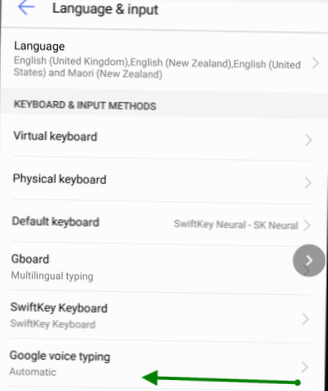 how to add voice recognition in android app