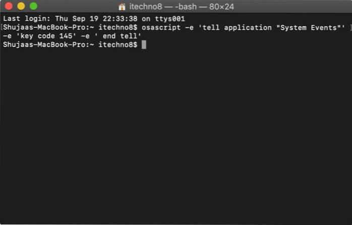 How to Adjust Screen Brightness from Terminal in macOS