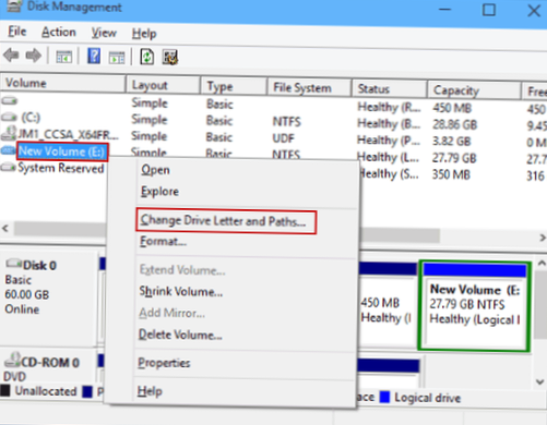 how to assign a static drive letter to a usb drive in windows 10