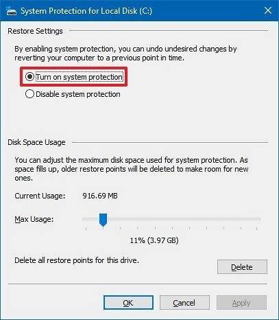 Come creare automaticamente un punto di ripristino del sistema in Windows all'avvio