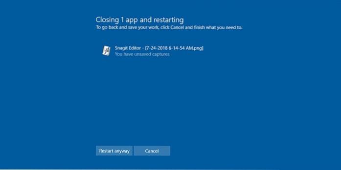 Come terminare automaticamente le attività durante l'arresto di Windows