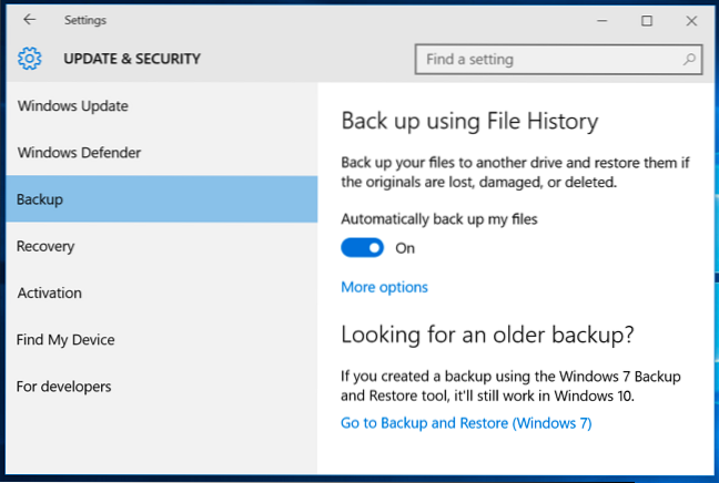 How to Back Up Your Data Using Windows File History