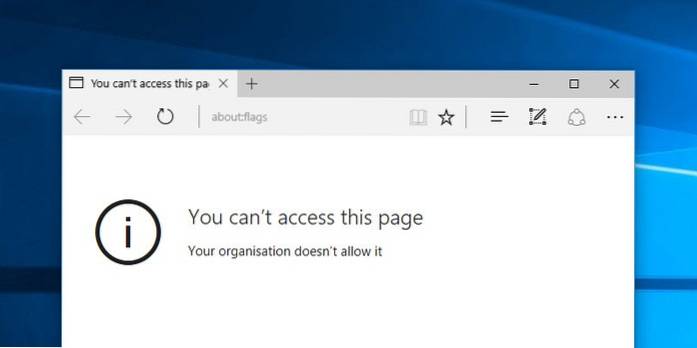 How to Block Users from Accessing the “aboutflags” Page in Microsoft Edge