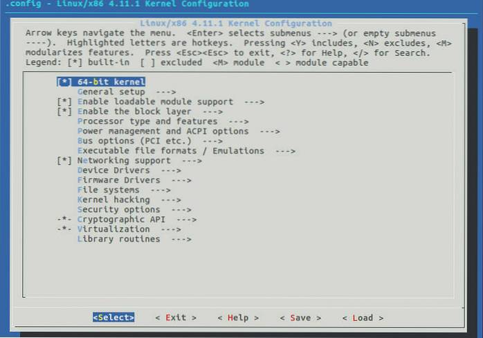 Jak vytvořit vlastní jádro na Ubuntu