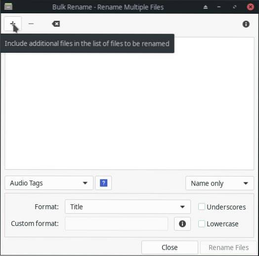 How to Bulk Rename Files in Linux with Thunar's Bulk Rename Tool