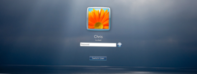hvordan man skifter låseskærm på Windows 7