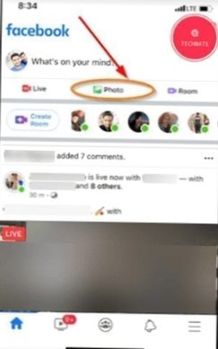 hvordan du endrer fotolayout på facebook-innlegget