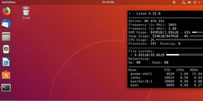 Cum să verificați disponibilitatea memoriei în Ubuntu