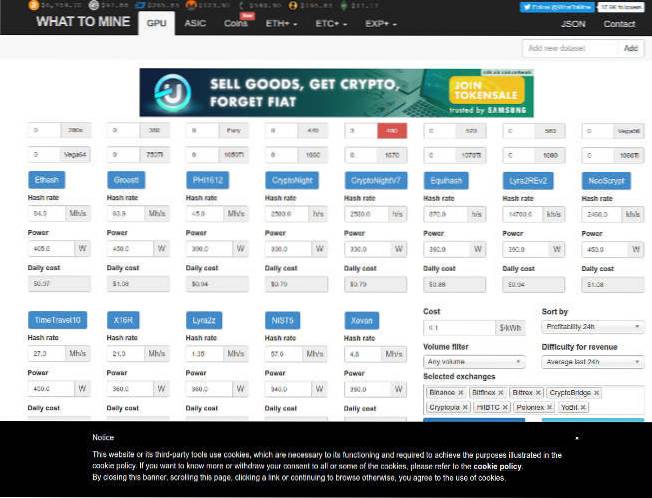 Jak si vybrat, kterou kryptoměnu těžit