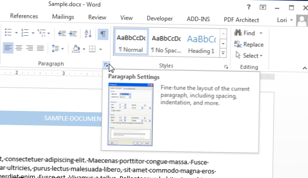 comment réduire des paragraphes en mode plan dans Word
