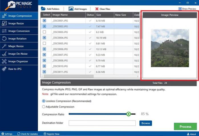 Como comprimir uma imagem sem perder qualidade