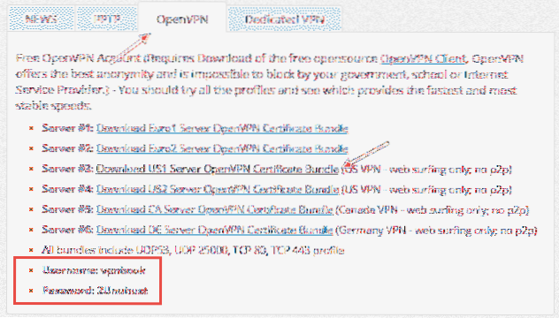 VPNBook configureren en gebruiken in Windows