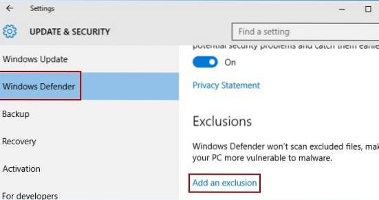 Come configurare Windows Defender per proteggersi meglio