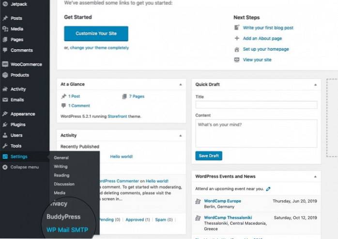 Hoe u WordPress configureert om SMTP-e-mail te verzenden
