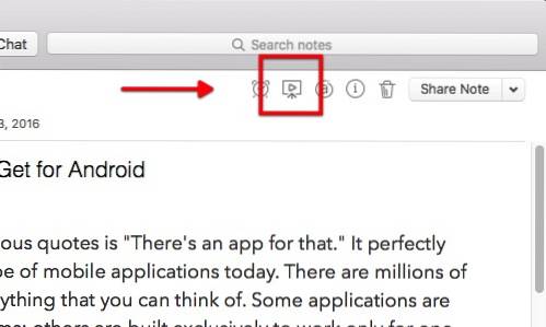 How To Create a Quick Presentation Using Evernote