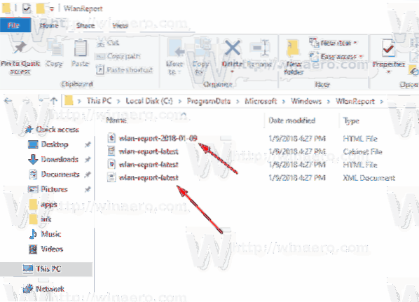 Cum se creează un istoric Wi-Fi sau un raport WLAN în Windows 10
