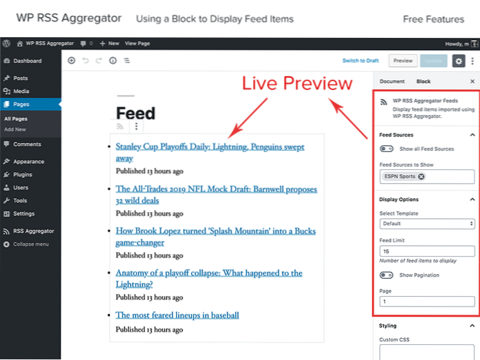 So erstellen Sie benutzerdefinierte RSS-Feeds in WordPress