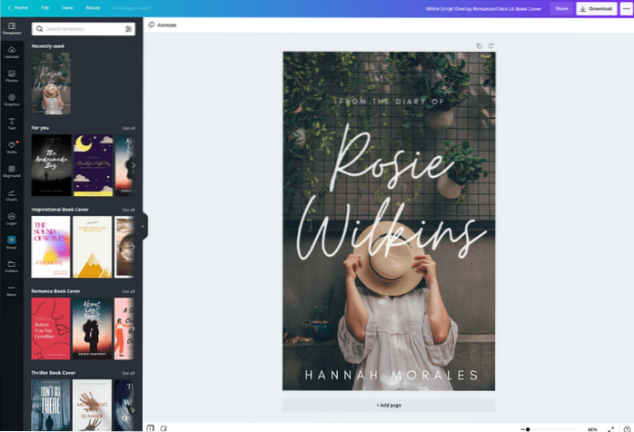 How to Create Free and Unique eBook Covers in Canva