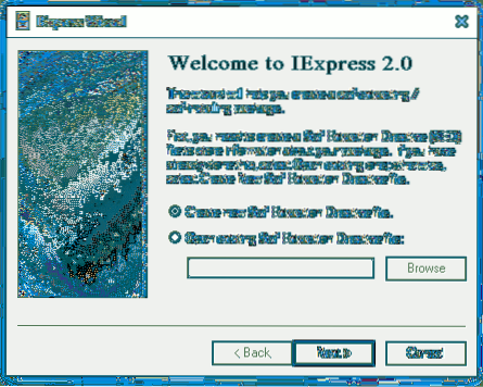 Como criar arquivos autoextraíveis sem instalar software adicional