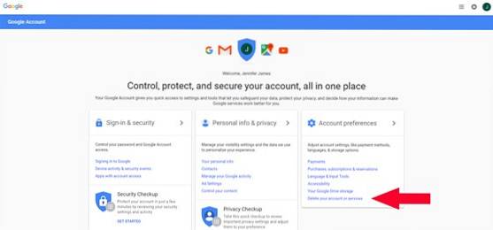 How to Delete a Gmail Account Permanently