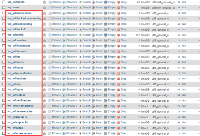How to Delete Unused Database Tables in WordPress