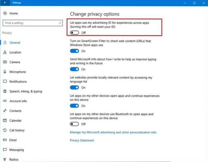 How To Disable Advertisements on Windows 10 Screens