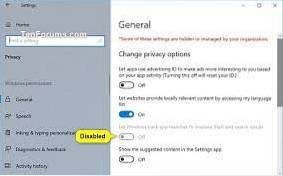 Como desativar o rastreamento de inicialização de aplicativo no Windows 10