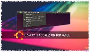 How to Display Your IP Address in System Tray in Ubuntu