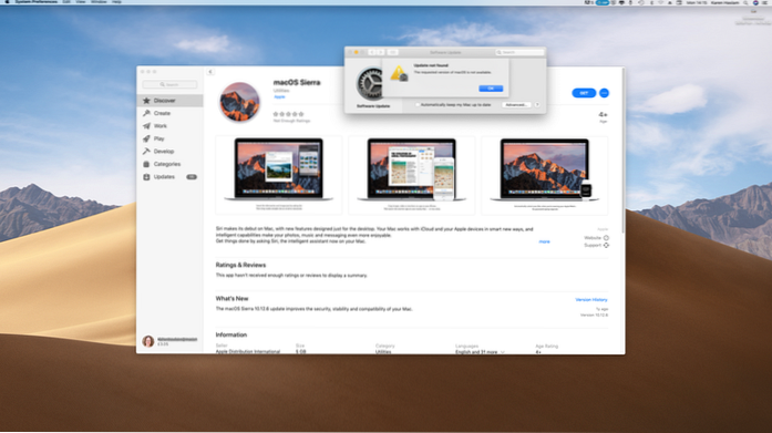 Sådan downloades en tidligere version af macOS
