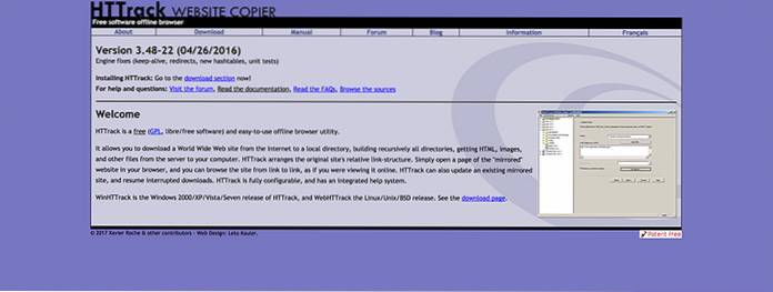 Come scaricare interi siti Web per l'utilizzo offline