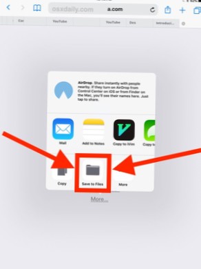 como baixar arquivos no iphone do messenger