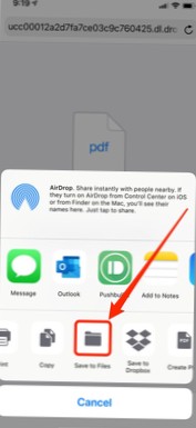 jak pobierać pliki na iPhone'a