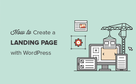 Hvordan lage en landingsside enkelt i WordPress