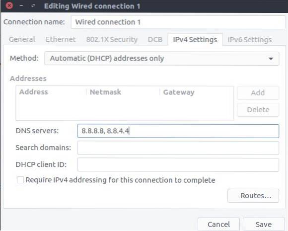 Jak snadno nastavit DNS třetích stran v systému Linux