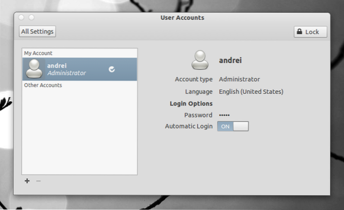 Cum se activează Autologin în LightDM