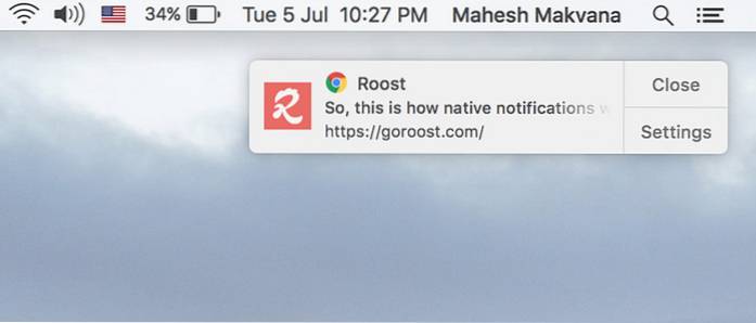 So aktivieren Sie die nativen Benachrichtigungen von Chrome auf Ihrem Mac