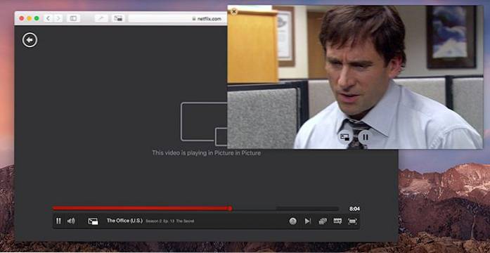 How to Enable Picture-in-Picture Mode for Netflix on macOS Sierra