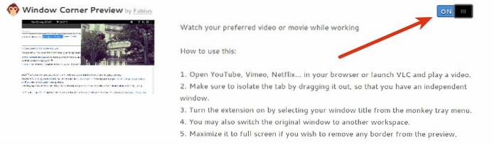 How to Enable Picture-in-Picture Mode in GNOME Shell