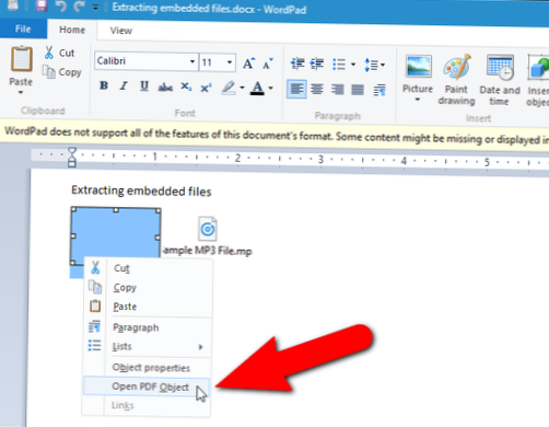 cum se extrag imagini încorporate dintr-un document Word