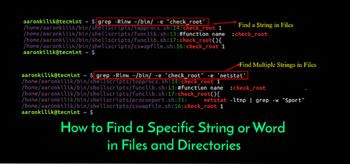 How to Find a Specific Word in a File on Linux
