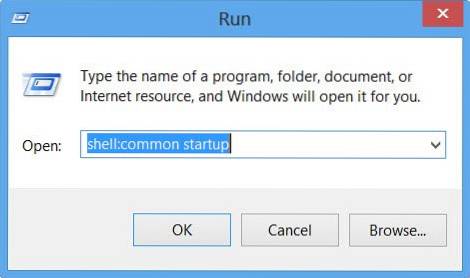 Come trovare la cartella di avvio di Windows 10 per tutti gli utenti