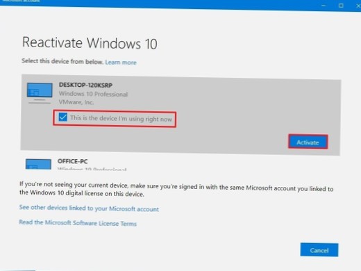 hoe u de productsleutel van Windows 10 kunt vinden na het wijzigen van de hardware