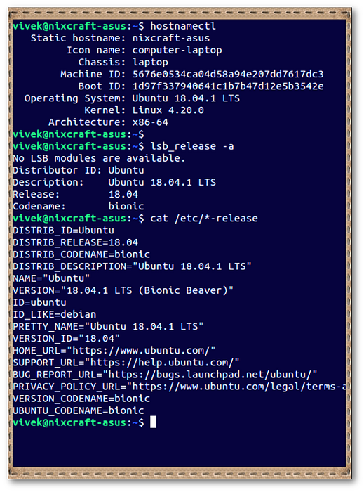 Sådan finder du dit Linux-distributionsnavn og -version