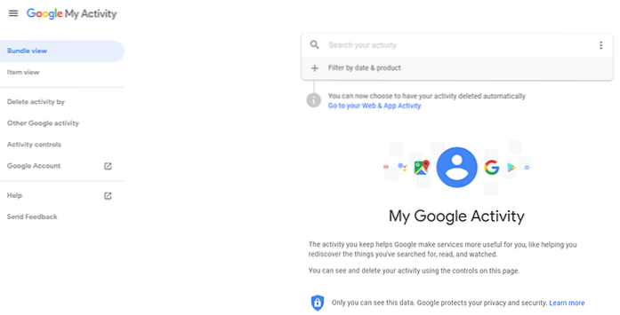 Jak najít vaše vyhledávání, historii YouTube, hlasové nahrávky a další data uložená Googlem