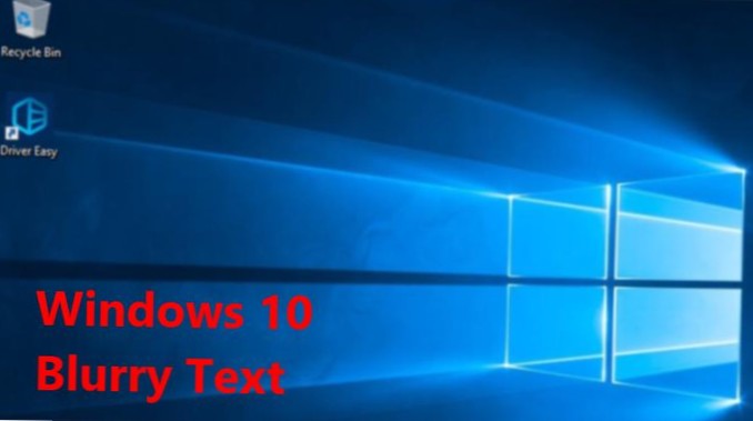 Hoe wazige schermvensters te repareren 10