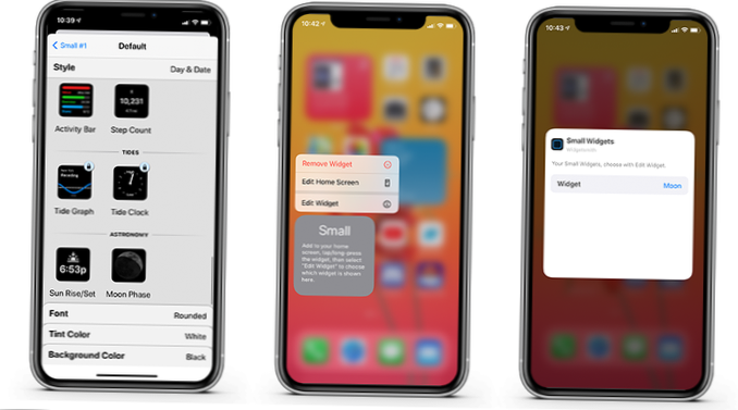 hvordan man får et andet tapet på hver skærm ios 14